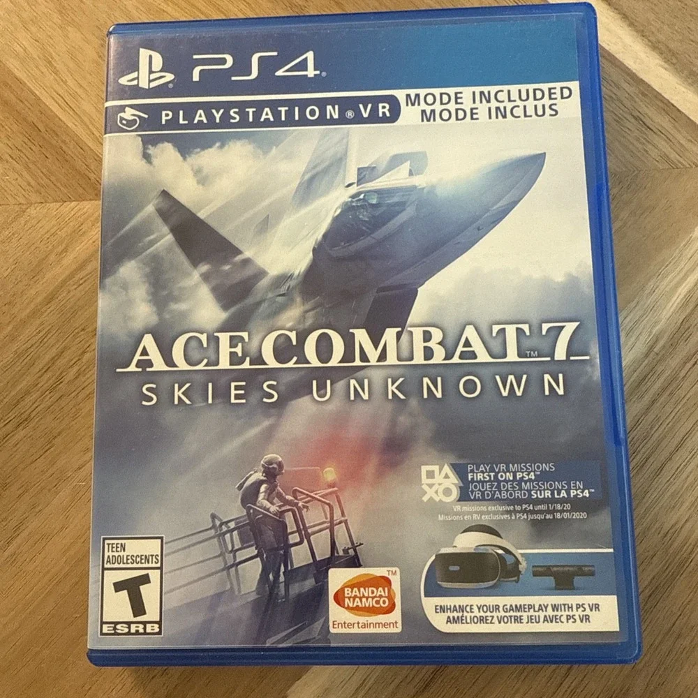 Ace Combat 7 Skies Unknown‎ VR PlayStation 4 PS4 Tested Working Video Game
